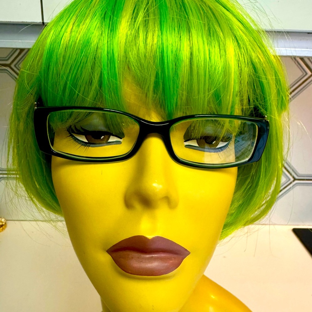 Bulgari Vintage emerald green prescription Glasses 👀photos and READ description